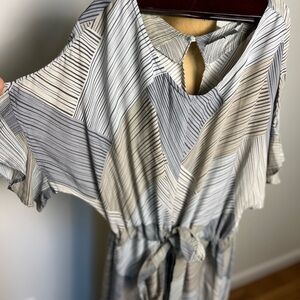 Anthropologie Conditions apply small short sleeve pants jumpsuit